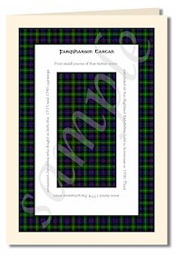 farquharson tartan cards